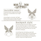 Fairy Wings Arachnophobia L white/black
