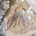 Celestial Fae Gold Drop Earrings