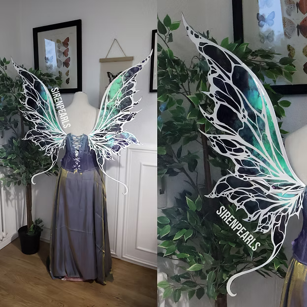 Fairy Wings Arachnophobia L white/black
