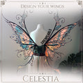 tragbare realitische  Fantasy Feenflügel Celestia, super detailliert und verschnörkelt