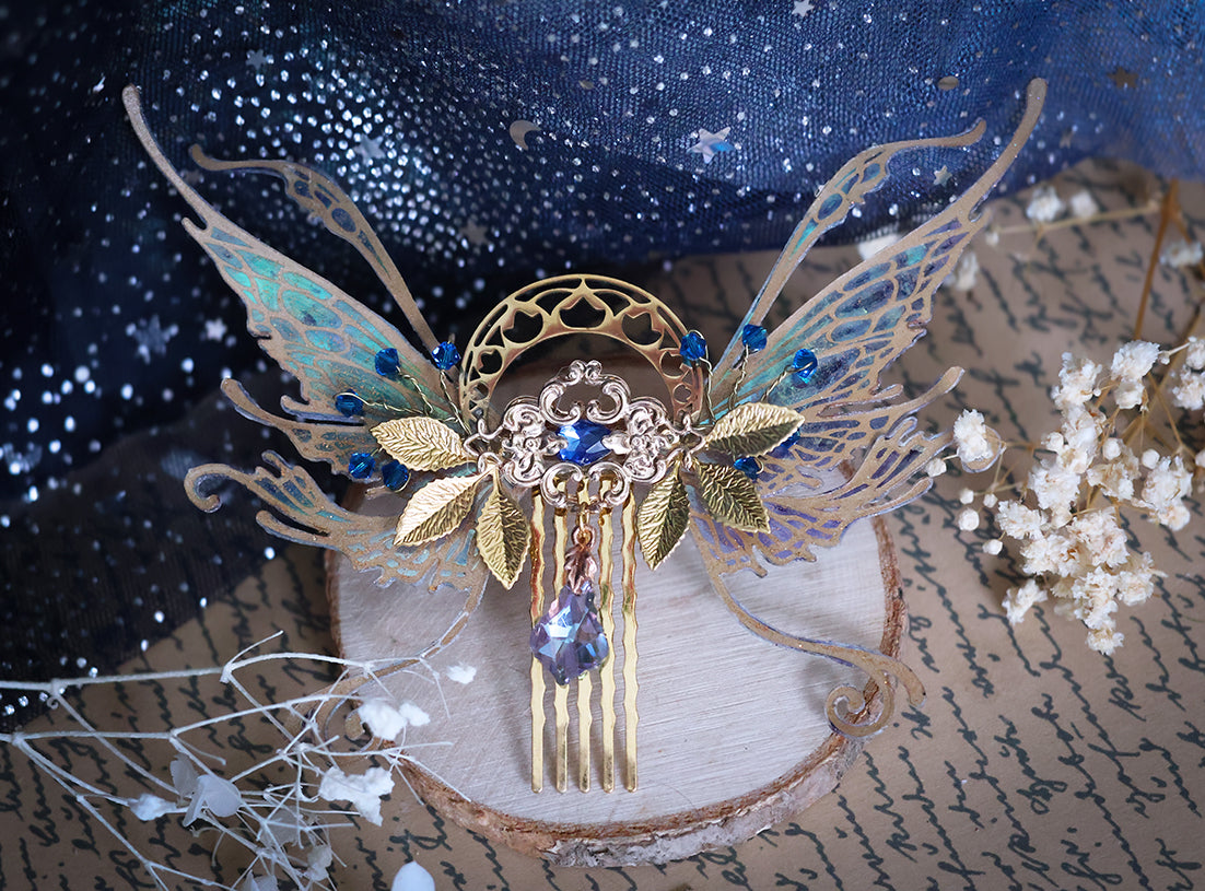 Necklace Woodland fae gold