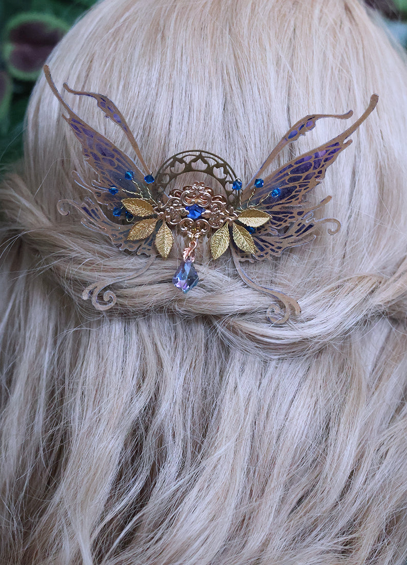 Necklace Woodland fae gold