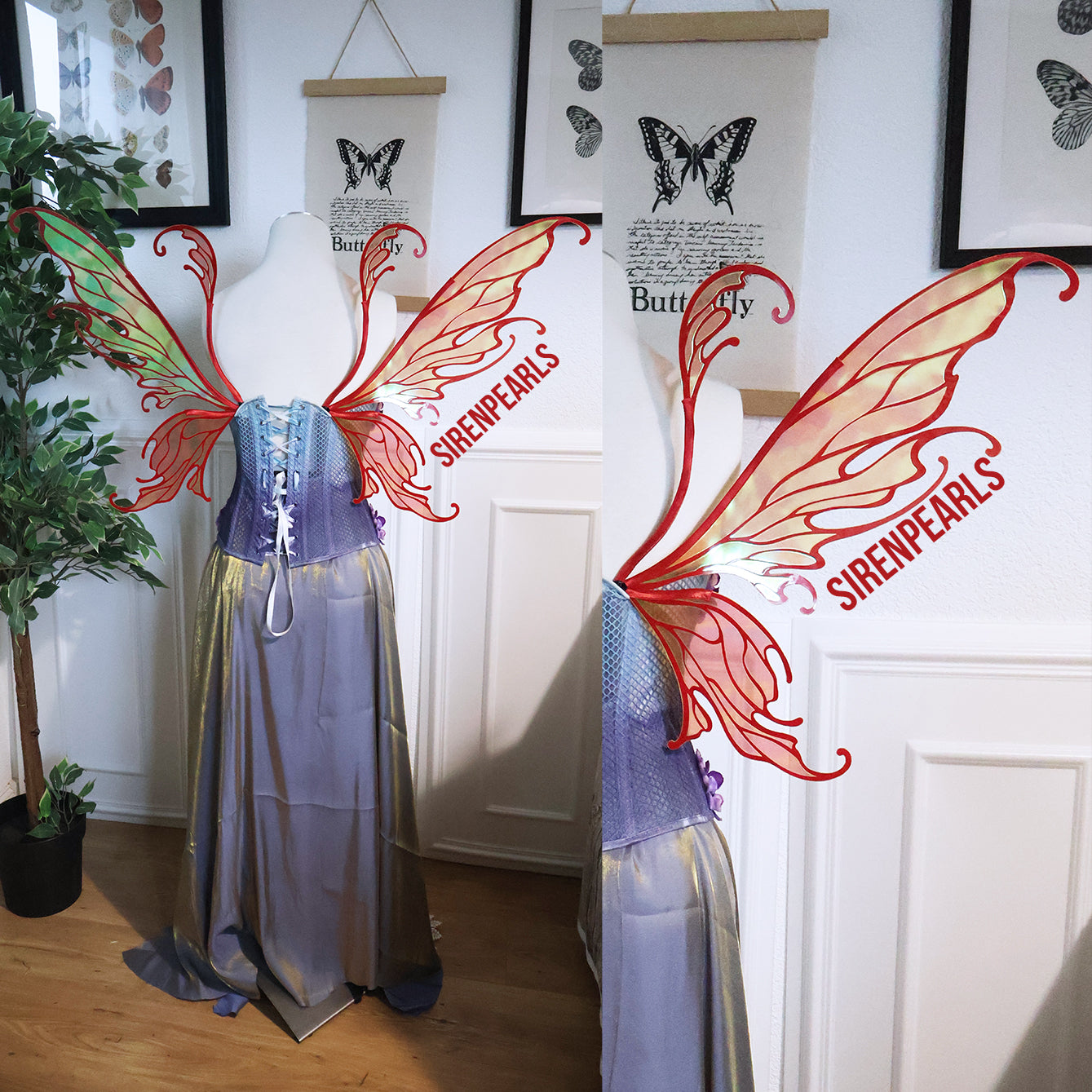 Fairy Wings Diana M red