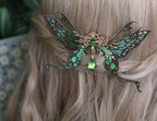 Fairy Hair Comb Woodland Fae Gold