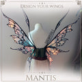 schwarze tragbare Feenflügel für Erwachsene
