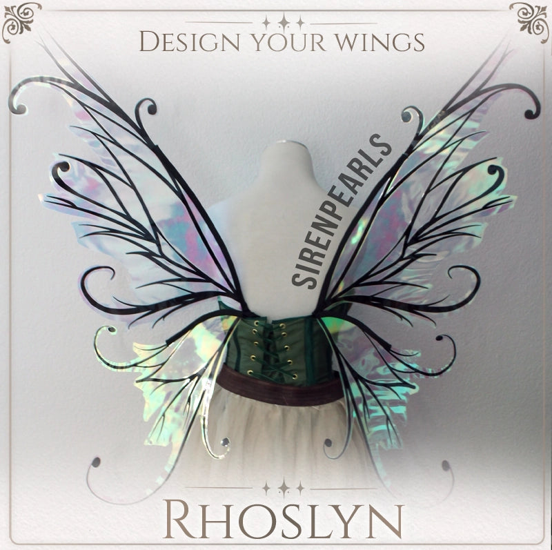 tragbare realistische Feenflügel Rhoslyn für Erwachsene und Cosplayer